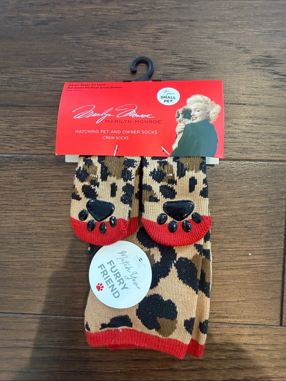 Marilyn Monroe Matching Pet & Owner Socks NWT - C3-206